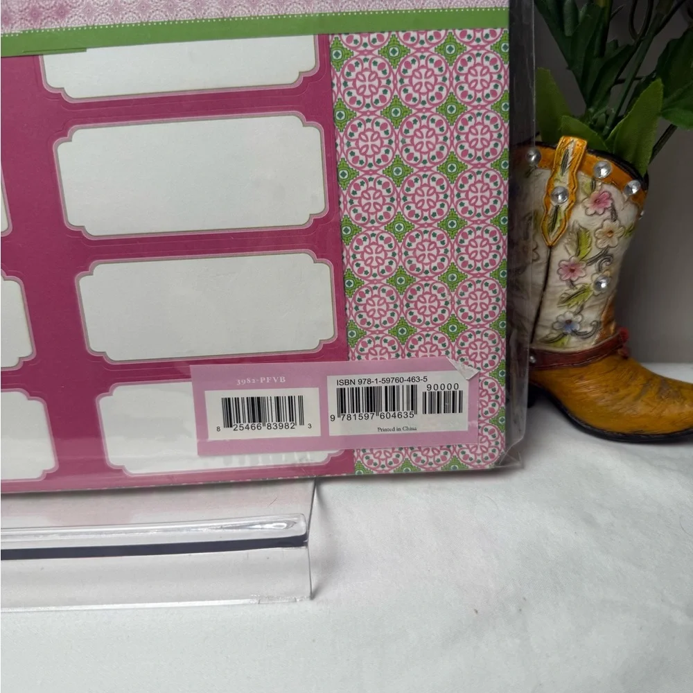 NWT Vera Bradley Pinwheel Pink Pocket Folders Retired Rare